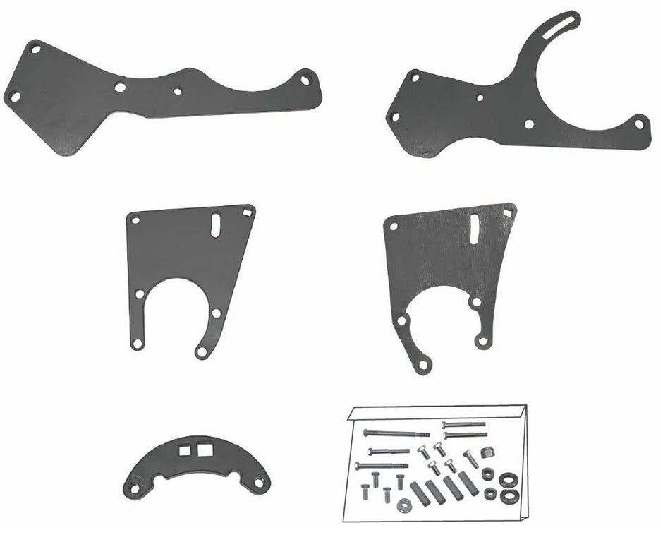 Chevrolet 305/350 Driver-Side LWP Compressor/Saginaw Power Steering Bracket Kit