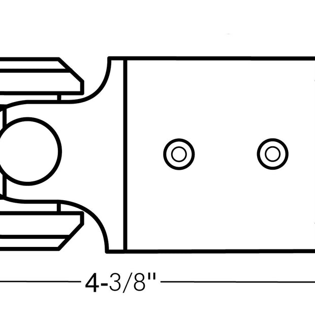 Borgeson - Vibration Reducer - P/N: 164918 - Polished stainless steel single universal joint and vibration reducer combination. Fits 3/4 in. Double-D X 5/8 in.-36 Spline.