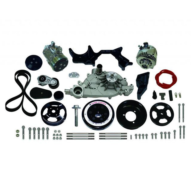 Front Runner® Drive System, GM LS7, Black/Chrome, Power Steering without Pump