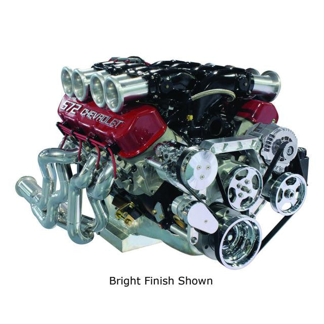 Front Runner® Drive System, Big Block Chevrolet, Bright/Chrome, with Power Steering
