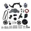 Front Runner® Drive System, Big Block Chevrolet, Black/Chrome, Power Steering without Pump