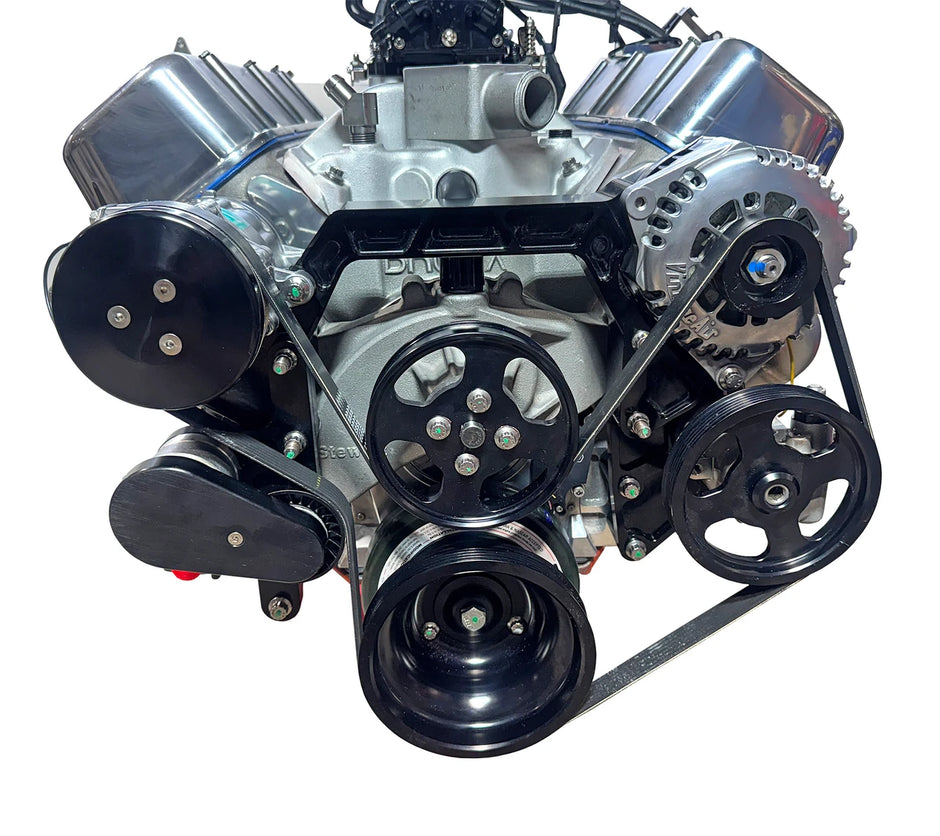 Front Runner® Drive System, Small Block Chevrolet, Black, with Power Steering
