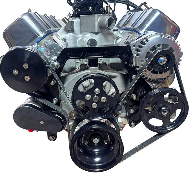 Front Runner® Drive System, Small Block Chevrolet, Black, with Power Steering