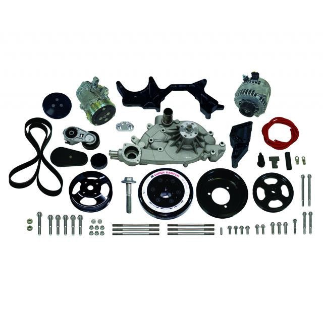 Front Runner® Drive System, GM LS, Black, Power Steering without Pump