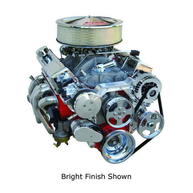 Front Runner® Drive System, Small Block Chevrolet, Bright/Chrome, with Power Steering
