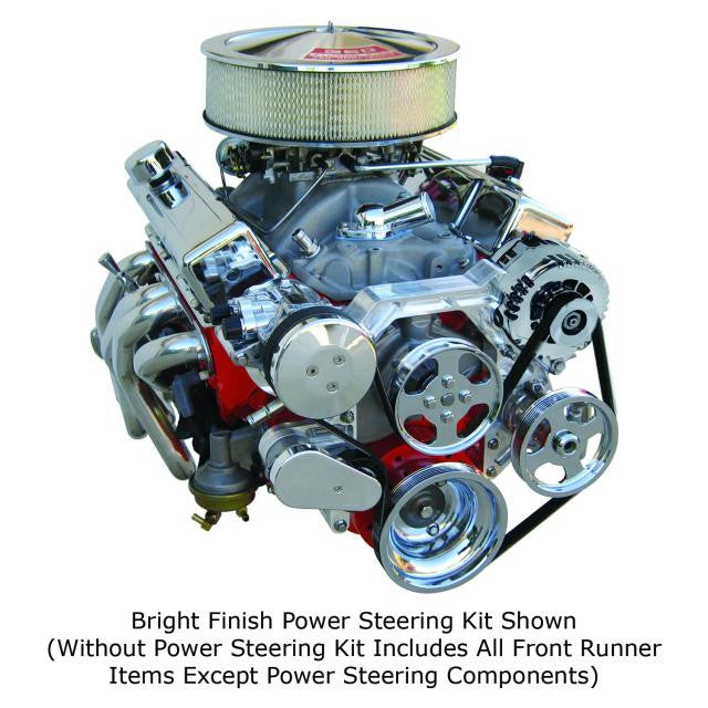 Front Runner® Drive System, Small Block Chevrolet, Bright/Chrome, without Power Steering