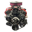 Front Runner® Drive System, Small Block Chevrolet, Black, with Power Steering, with Black Compressor and Alternator