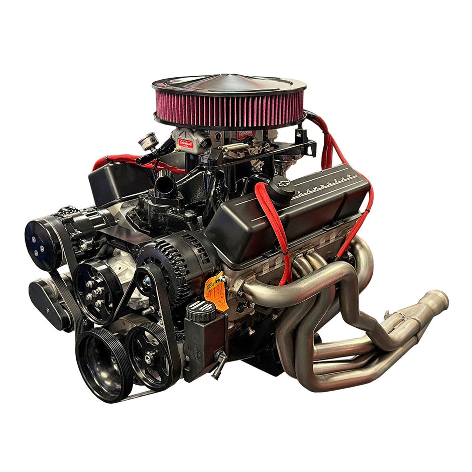 Front Runner® Drive System, Small Block Chevrolet, Black, with Power Steering, with Black Compressor and Alternator