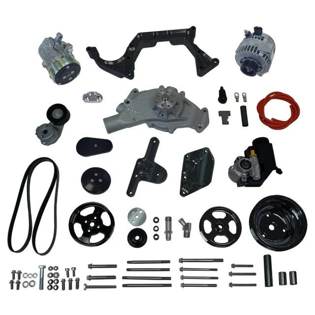 Front Runner® Drive System, Big Block Chevrolet, Black, with Power Steering