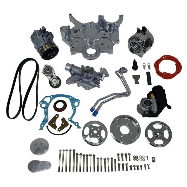 Front Runner® Drive System, Small Block Ford, Bright, with Power Steering