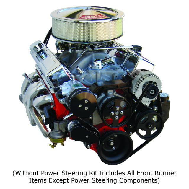 Front Runner® Drive System, Small Block Chevrolet, Black, without Power Steering