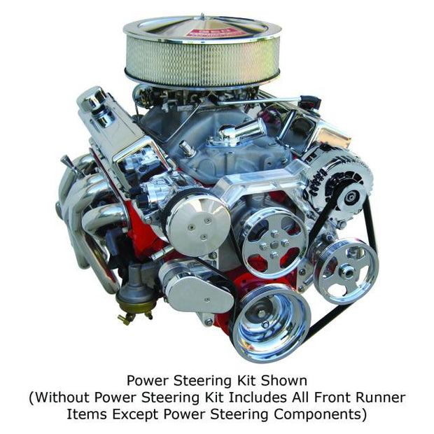 Front Runner® Drive System, Small Block Chevrolet, Bright, without Power Steering