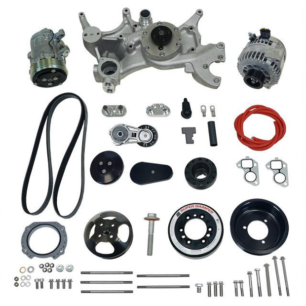 Front Runner® Drive System, GM LS, Wet-Sump, Black, without Power Steering