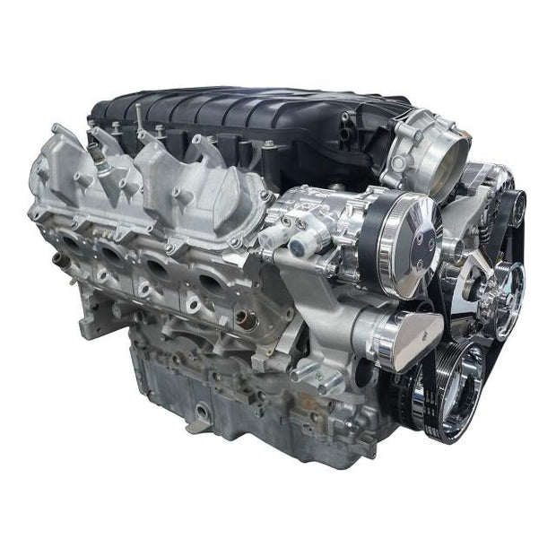 Front Runner® Drive System, GM LS7, Dry-Sump, Chrome/Polished, with Power Steering