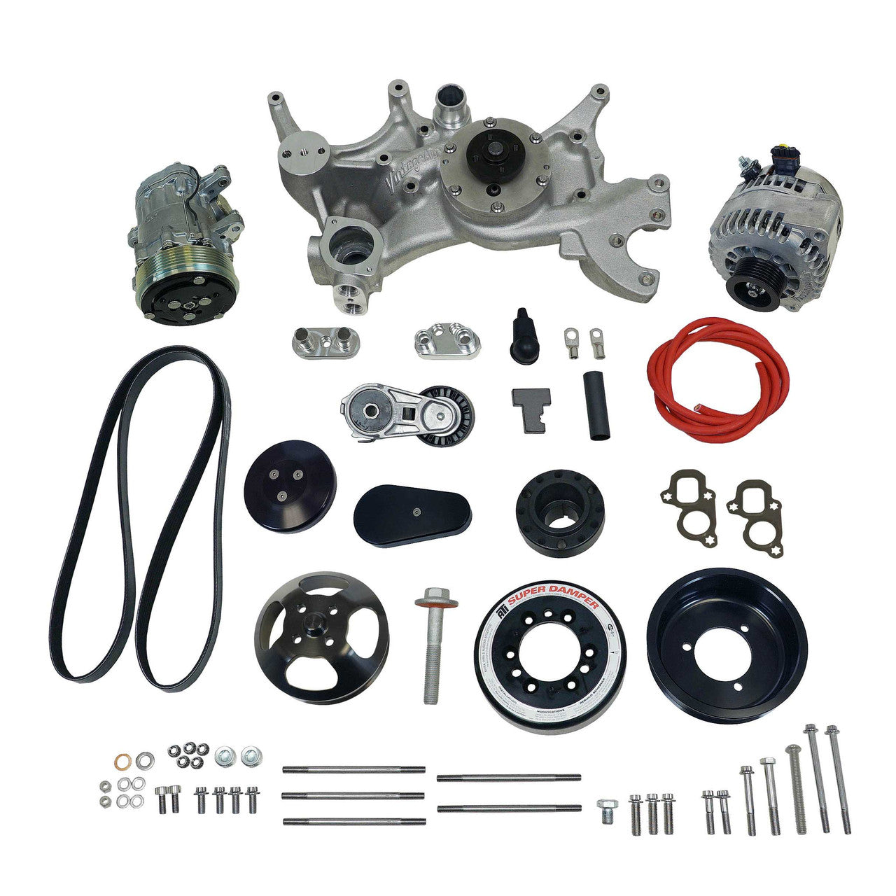 Front Runner® Drive System, GM LT1, Wet-Sump, Black, without Power Steering
