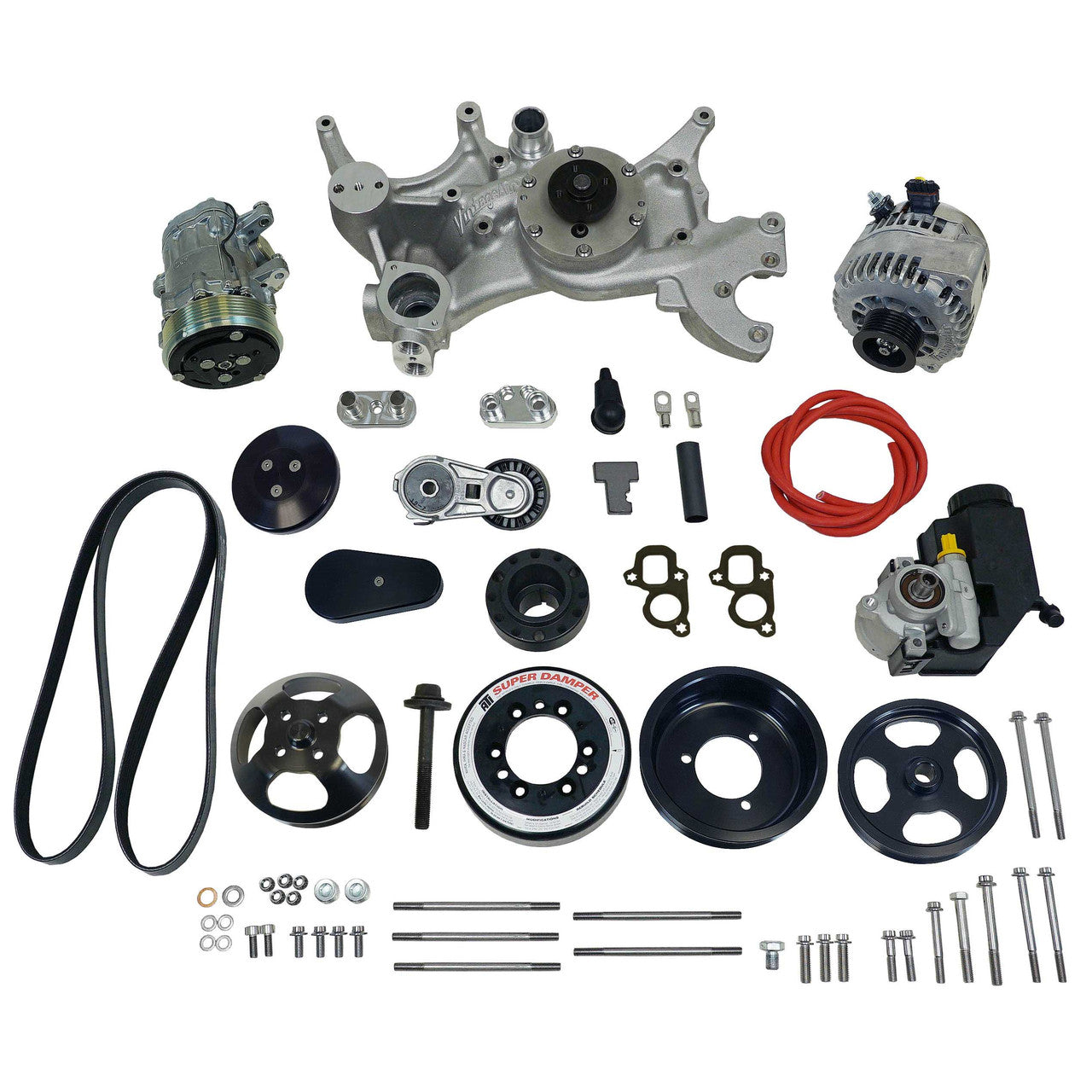 Front Runner® Drive System, GM LT1, Dry-Sump, Black, with Power Steering