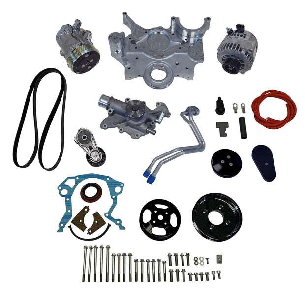Front Runner® Drive System, Small Block Ford, Black, without Power Steering