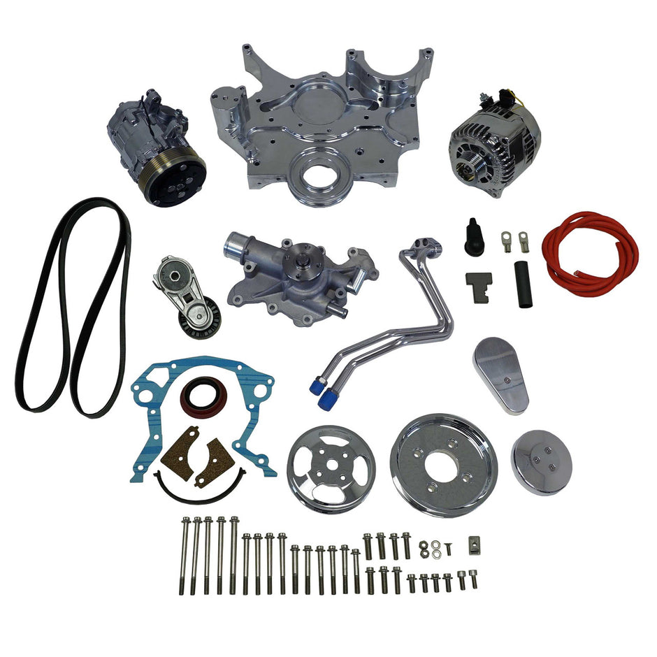 Front Runner® Drive System, Small Block Ford, Bright, without Power Steering