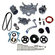 Front Runner® Drive System, Small Block Ford, Black/Chrome, Power Steering without Pump