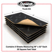 Dynamat Xtreme Sound Deadening Car Insulation Trunk Kit