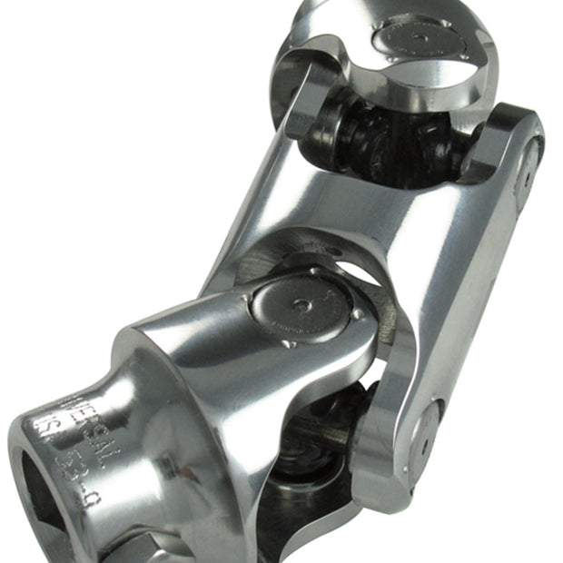 Borgeson - Steering U-Joint - P/N: 145231 - Polished stainless steel double steering universal joint. Fits 1 in. Double-D X 3/4 in.-30 Spline.