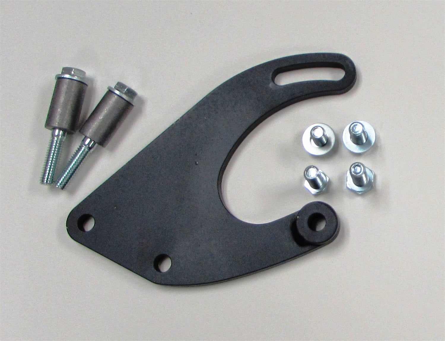 Borgeson - Pump Bracket - P/N: 802412 - Power steering pump bracket for attaching a Saginaw style P/S pump to Mopar 318/340/360. With hardware.