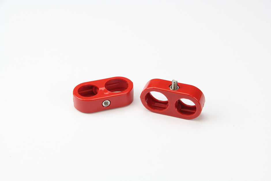 T-CLAMP HEATER-A/C, 13/16"-15/16"(1/2"-5/8" ID), 2 PIECES, RED