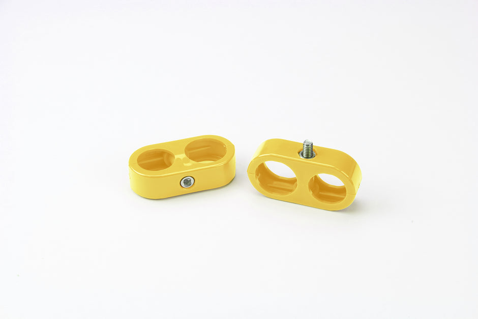 T-CLAMP HEATER-A/C, 13/16"-15/16"(1/2"-5/8" ID), 2 PIECES, YELLOW