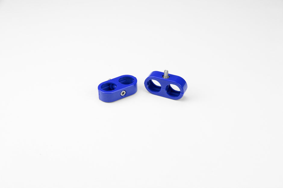 T-CLAMP HEATER-A/C, 15/16"-15/16"(5/8"-5/8" ID), 2 PIECES, BLUE