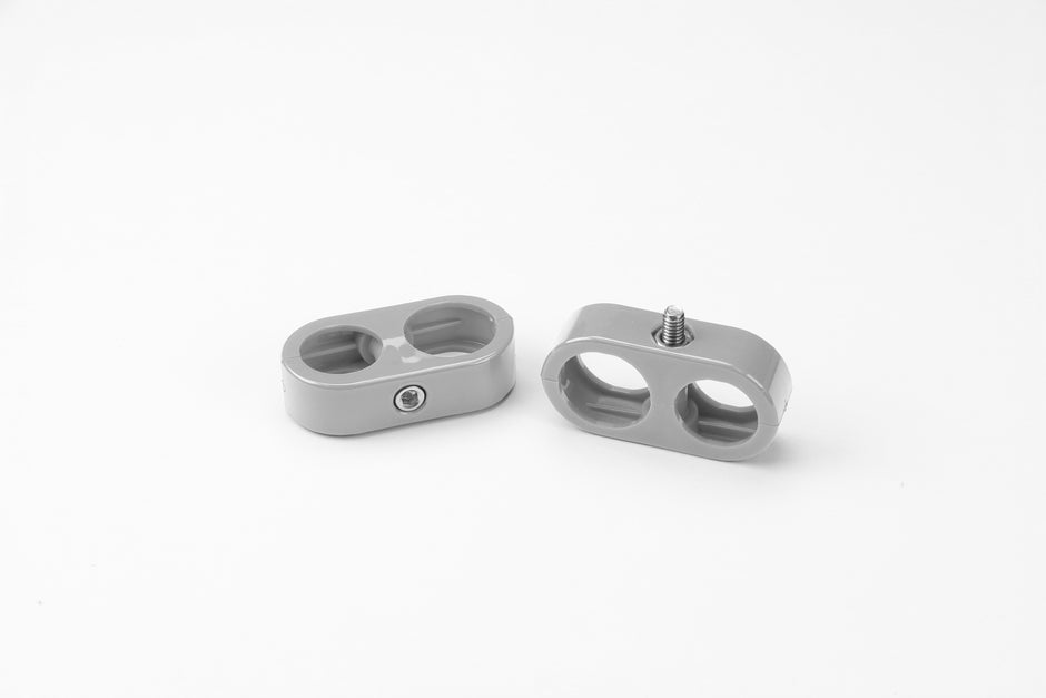 T-CLAMP HEATER-A/C, 15/16"-1-1/16"(5/8"-3/4" ID), 2 PIECES, GRAY
