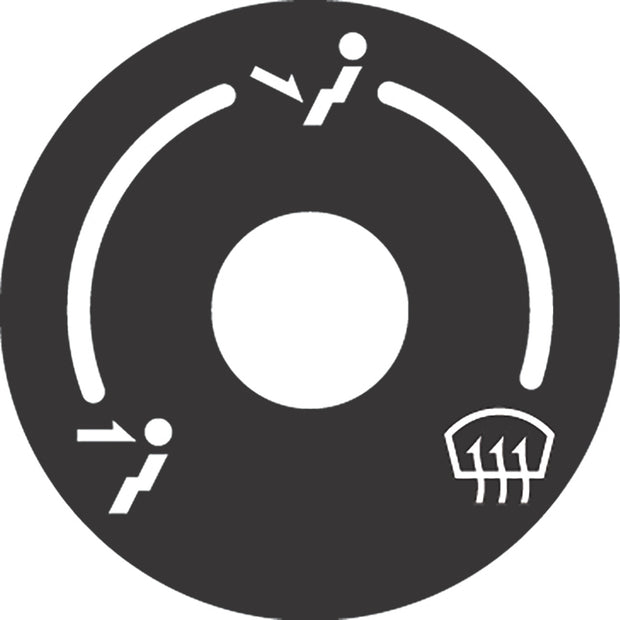 Mode Decal for Gen IV®/Gen 5® Systems with Rotary Controls