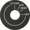 Mode Decal for Rotary Controls