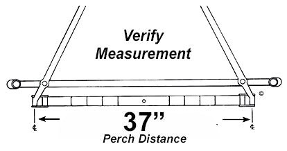 1942-48 Ford Front SuperSlide Spring 37" Perch Distance Stock Width - 2102 Series