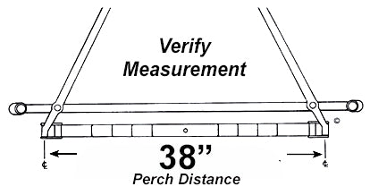 1935-40 Ford Front SuperSlide Spring 38" Perch Distance Narrow - 2102 Series