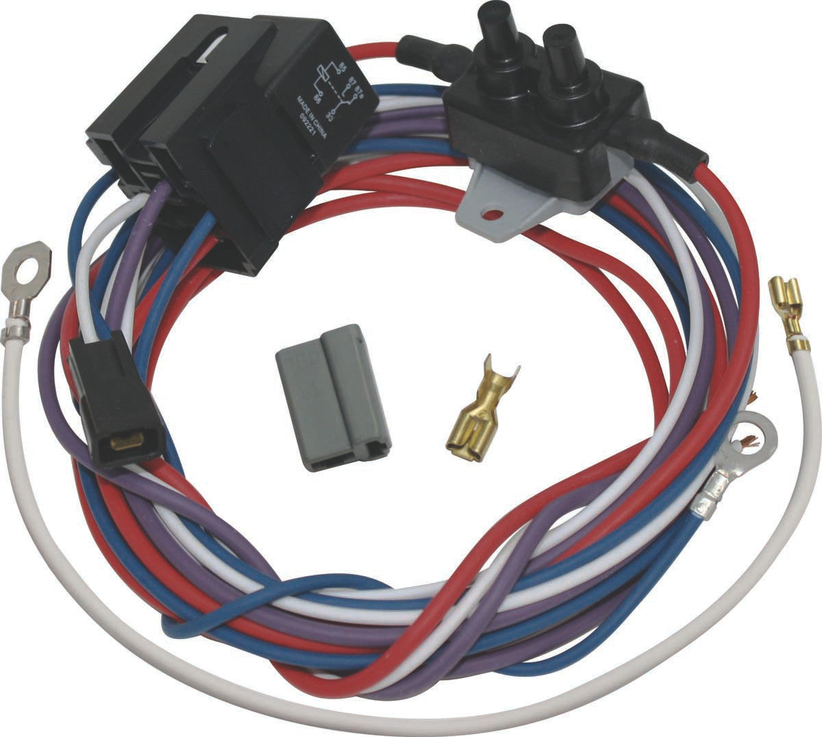 Electric Fan Adjustable Fan Thermostat Wiring Kit