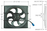 LoPro 1939-40 Ford CustomFit Brushless Fan Kit