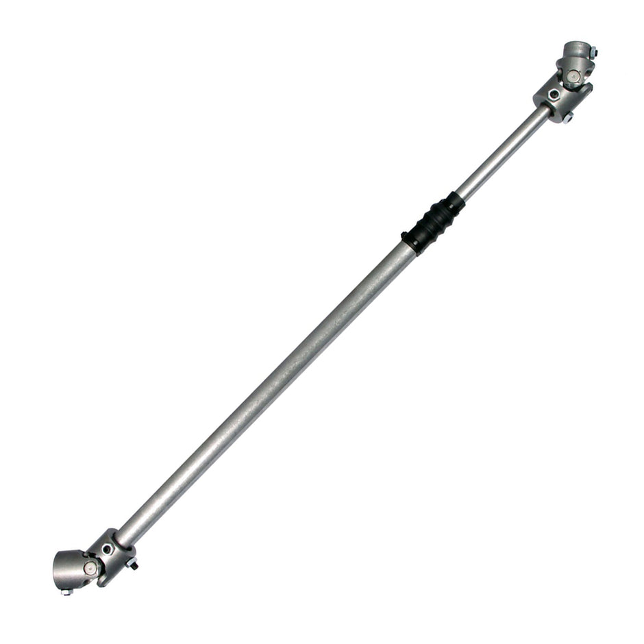 Borgeson - Steering Shaft - P/N: 000974 - Ford Bronco with 3/4 in.-36 spline column and 13/16 in.36 spline steering box.  Includes two billet steel universal joints and heavy duty telescopic steering shaft.
