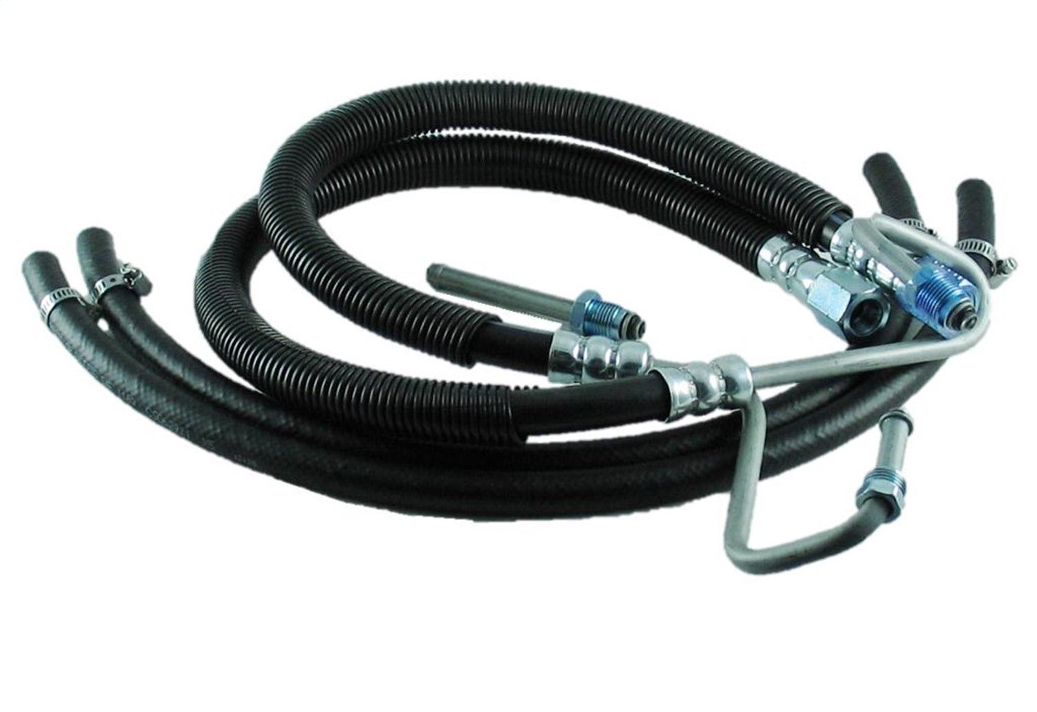 Borgeson - Power Steering Hose Kit - P/N: 925117 - Dodge Power Steering Hose Kit, OEM Style Rubber, 1997-2002 Diesel with Hydro-Boost Brakes. Includes all pressure and return hoses for both the power steering and Hydro-Boost brake system.