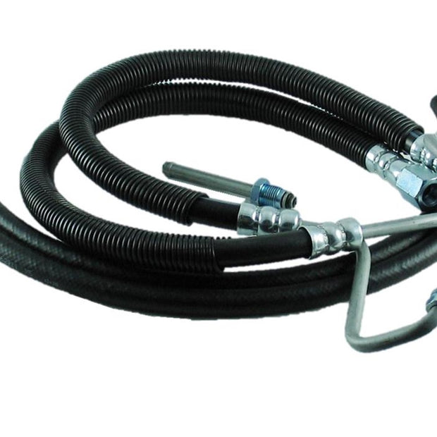 Borgeson - Power Steering Hose Kit - P/N: 925117 - Dodge Power Steering Hose Kit, OEM Style Rubber, 1997-2002 Diesel with Hydro-Boost Brakes. Includes all pressure and return hoses for both the power steering and Hydro-Boost brake system.