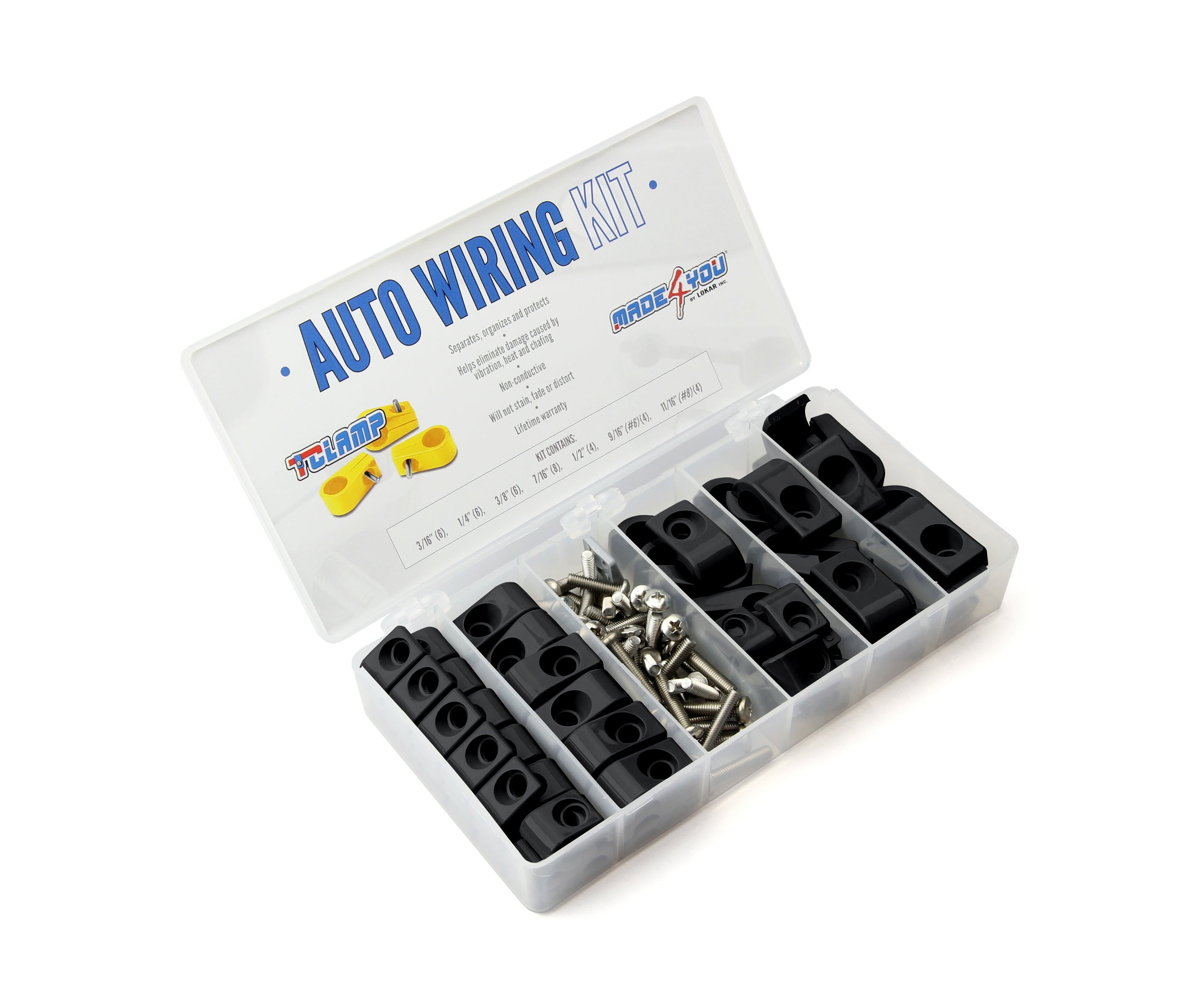 T-CLAMP AUTO WIRING KIT, 3/16