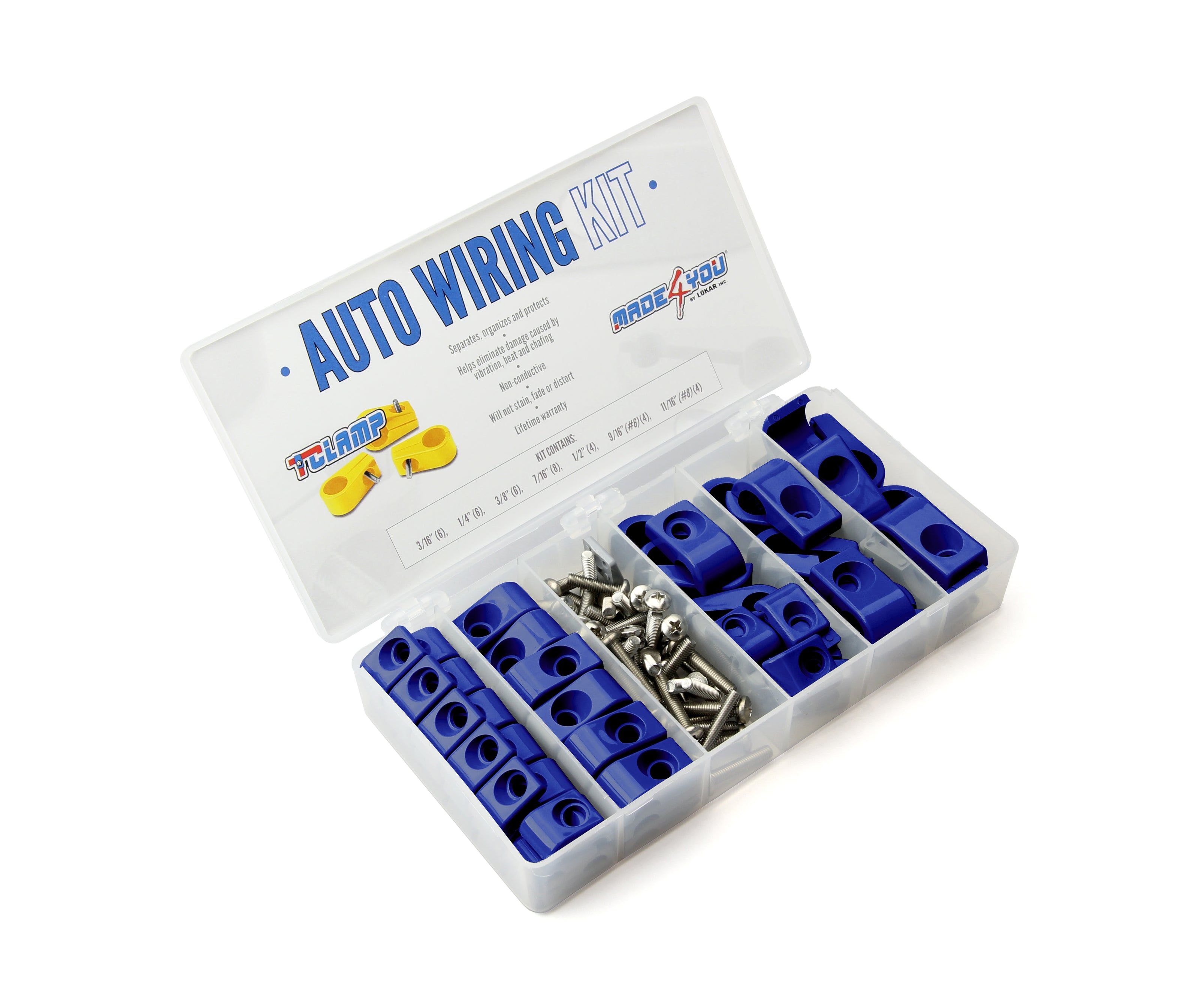 T-CLAMP AUTO WIRING KIT, 3/16