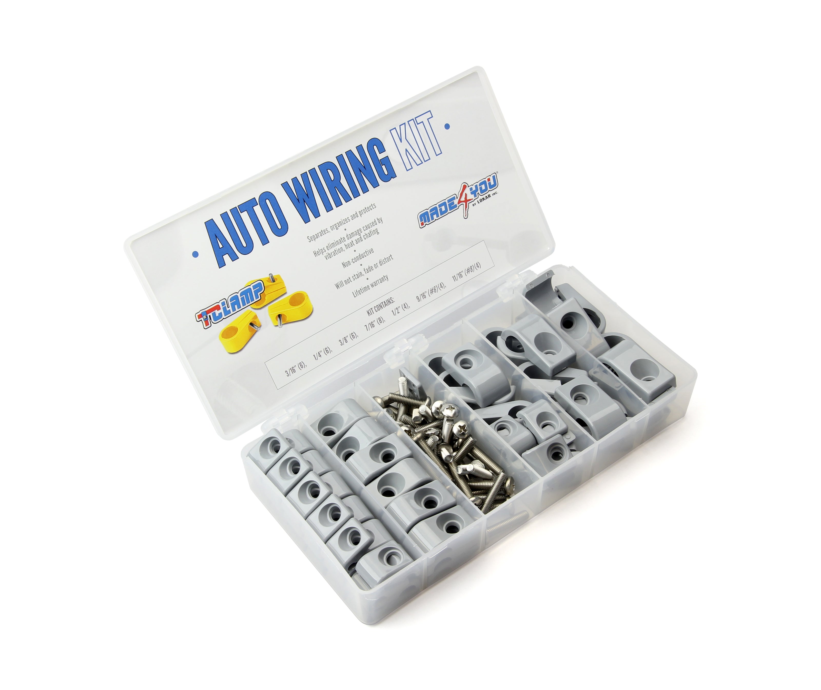T-CLAMP AUTO WIRING KIT, 3/16