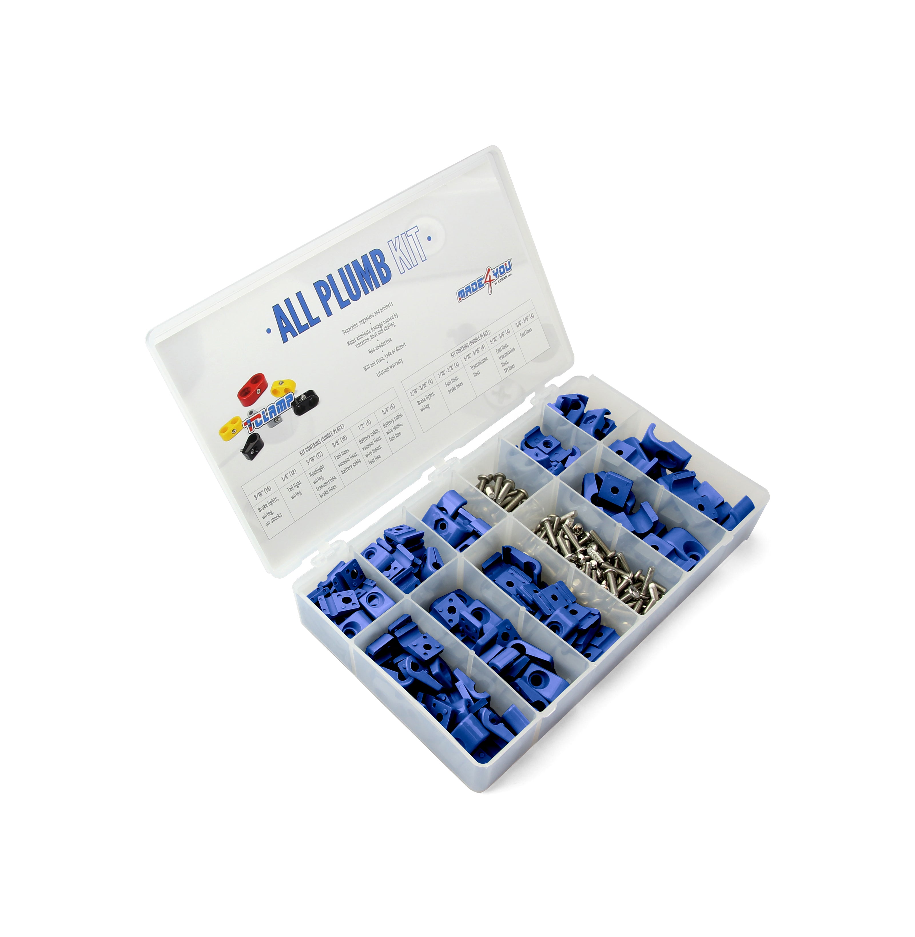 T-CLAMP ALL PLUMB KIT, 3/16