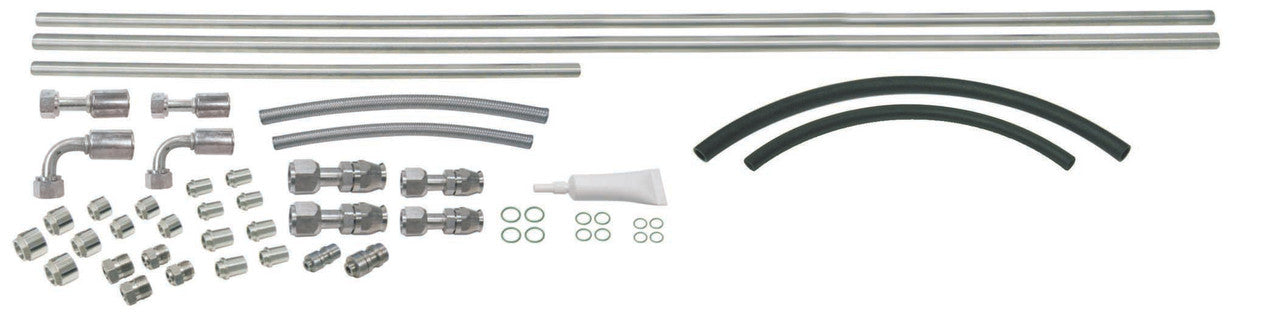 ProLine Stainless Steel A/C Line Kit R12 - 134a without Bulkhead