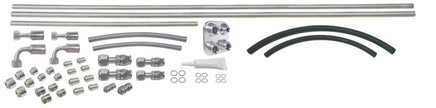 ProLine Stainless Steel A/C Line Kit R12 - 134a with 4-Way Bulkhead