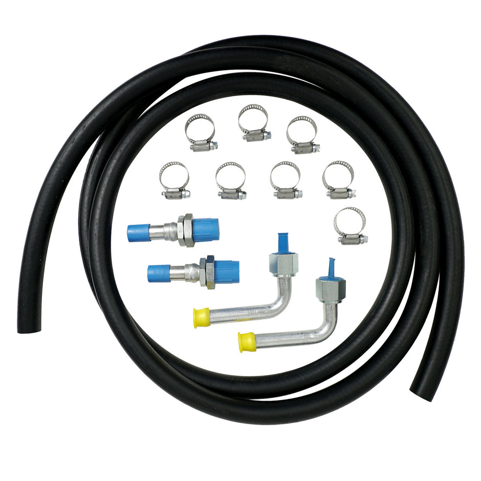 Standard Heater Hose Kits, Straight Bulkhead Fitting Heater Hose Kit