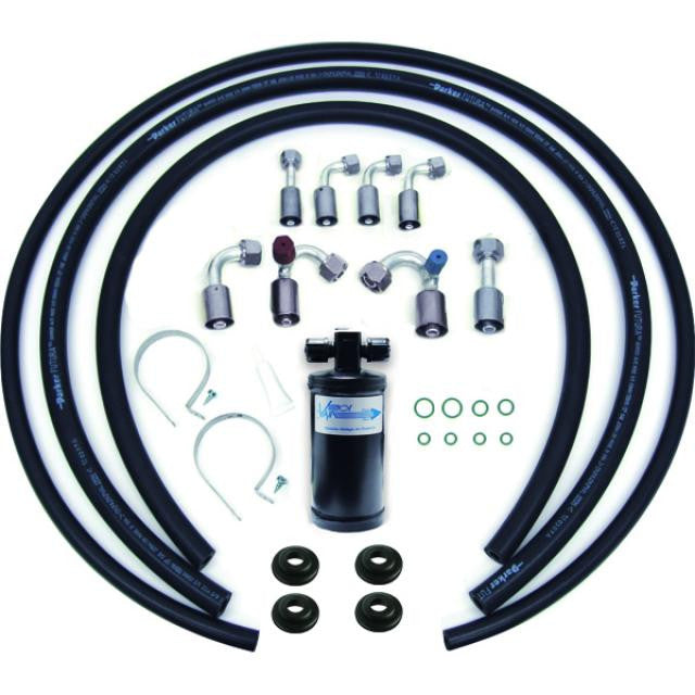 Reduced Barrier Beadlock Refrigerant Hose Kit without Individual Bulkhead Fittings