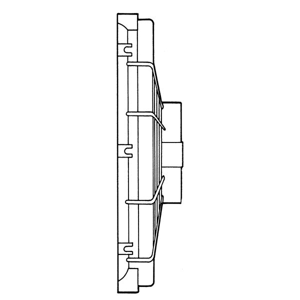 Skewed Blade Electric Fan 11.20 x 2.480 x 1.20 IN. - 950 CFM