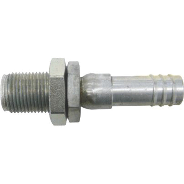 O-Ring Bulkhead Heater Fittings For 5/8 Inch Hose - Straight NO 10 Hose Fitting