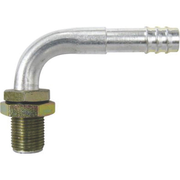 O-Ring Bulkhead Heater Fittings For 5/8 Inch Hose - 90 Degree NO 10 Hose Fitting